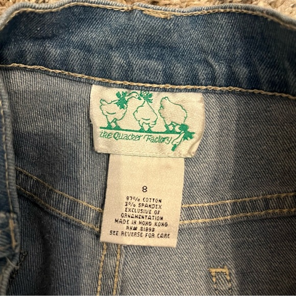 Quacker Factory Vintage Lobster Jeans Size 8 - Picture 2 of 10